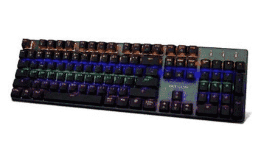 한성컴퓨터 GTune GK360 RAINBOW 축교환 LP타입 PBT 게이밍 기계식 (화이트 청축)